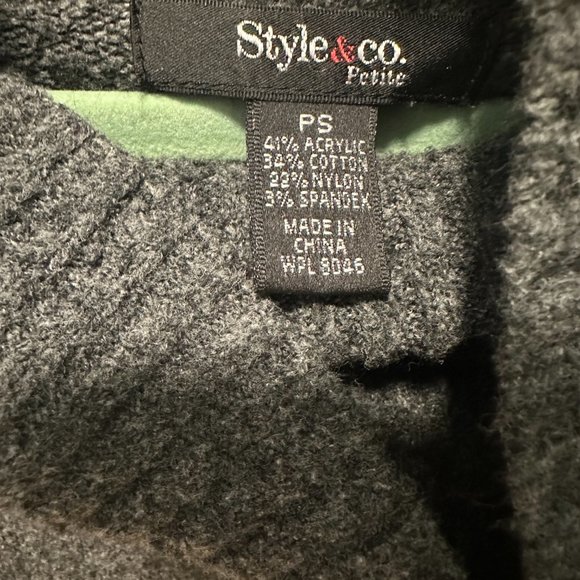 Gray Turtleneck Sweater - Picture 2 of 3